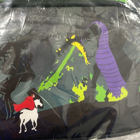 Loungefly Sequin Maleficent Backpack - Picture 3 of 5